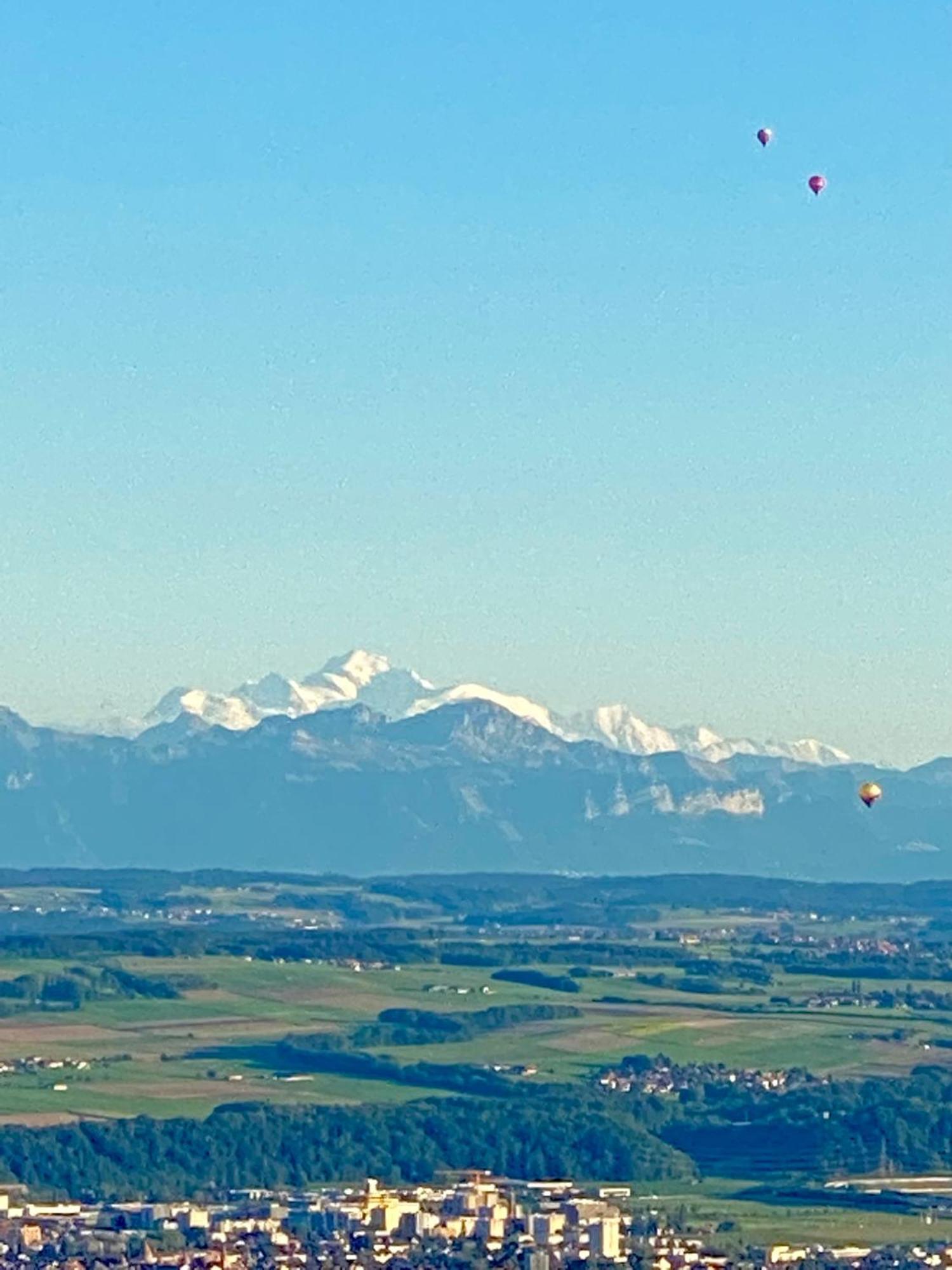 Tevenon Vue Panoramique Alpes-Lac Grandevent Eksteriør billede