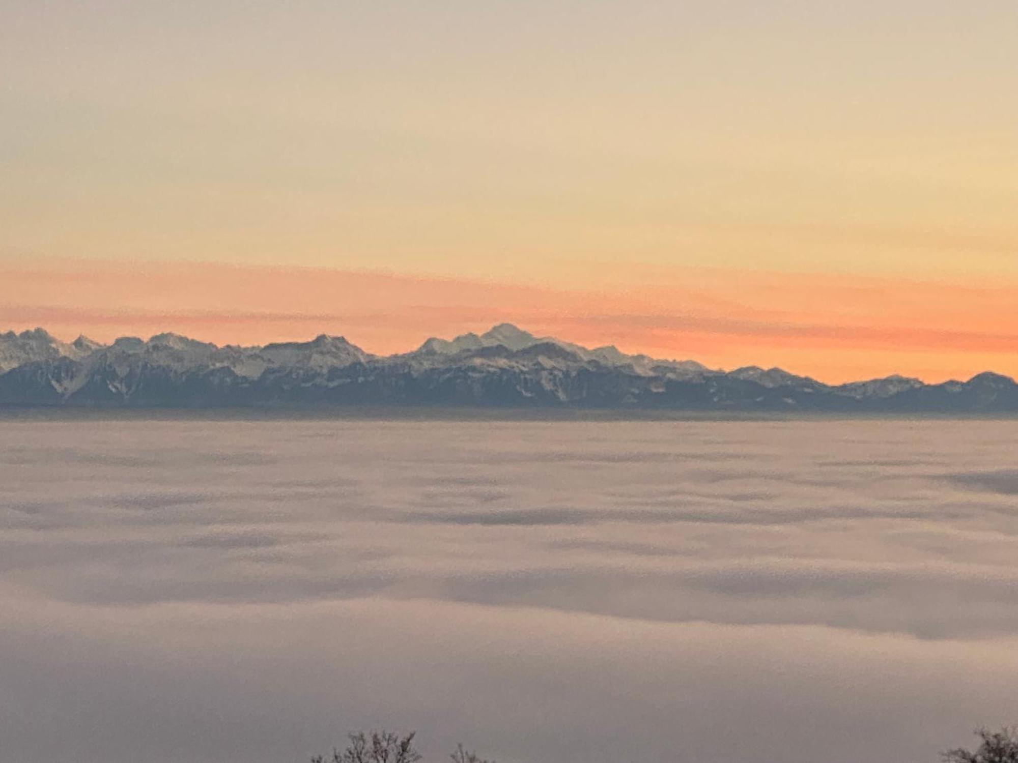 Tevenon Vue Panoramique Alpes-Lac Grandevent Eksteriør billede